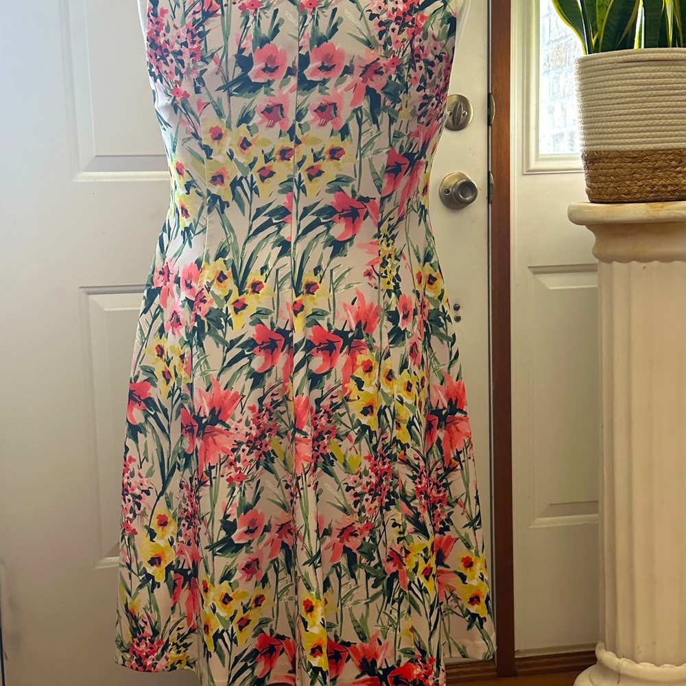 Floral A-line Dress